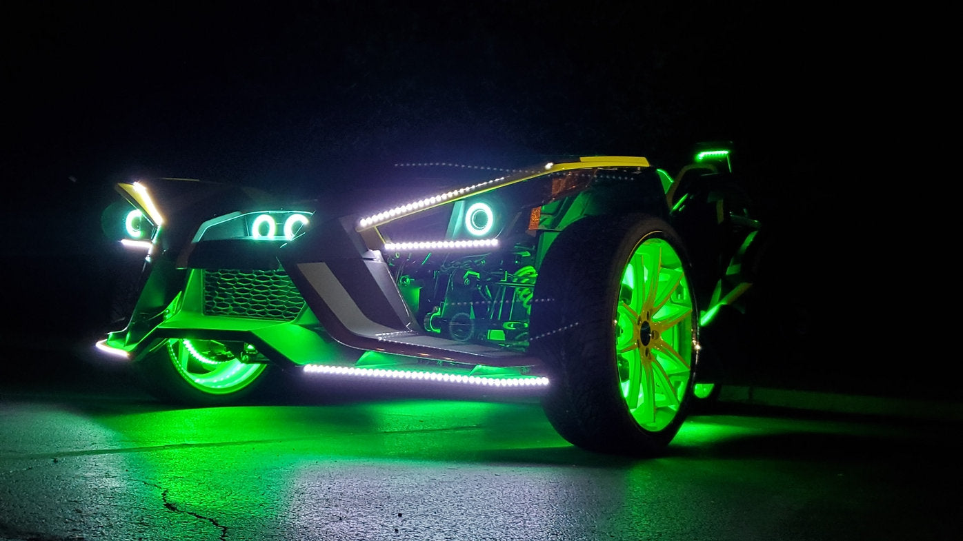 LITE THE NITE LEDS GLOW PLUS SS KIT FOR THE POLARIS SLINGSHOT (2015-2019)