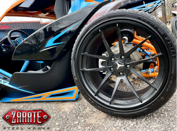 Zarate Steel Works SS Dual Layer Side Skirt(set of 2) (2015–2024+)
