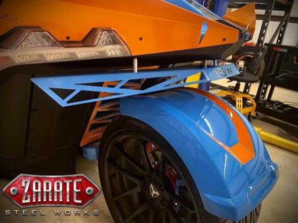 Zarate Steel Works SS Rear Lower Spoiler-Geo Design (2015–2021)
