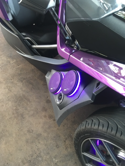 UAS SLINGSHOT FRONT FENDER PODS 6.5" PAIR (2017+)