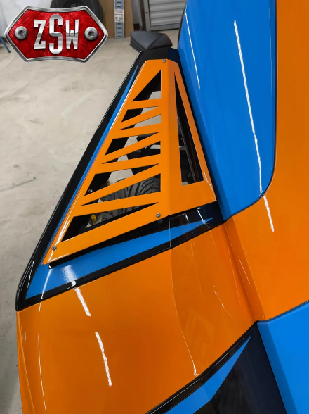 Zarate Steel SS Side Hood Vent-Speedster (2015–2024)