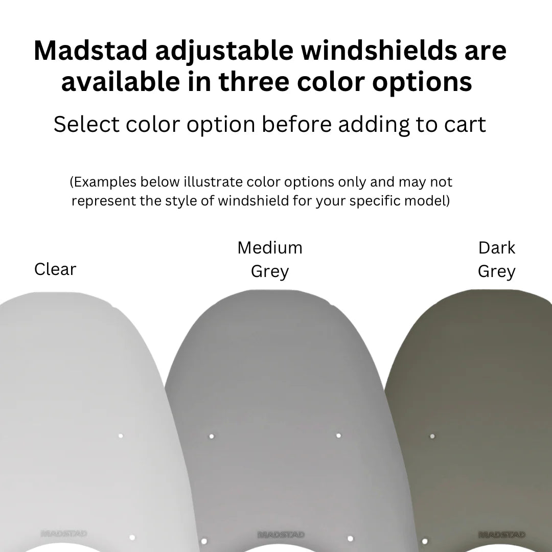 Madstad Adjustable Windshield System for Polaris Slingshot (2015 - 2019) Single/Blade Style