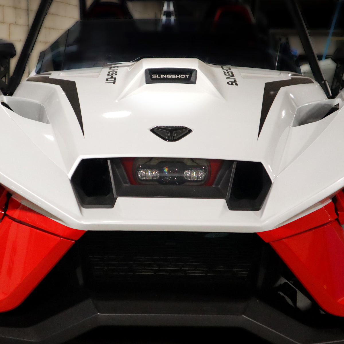 DDMWorks Vented Sport Hood Grille for Polaris Slingshot — manufacturer photo 2
