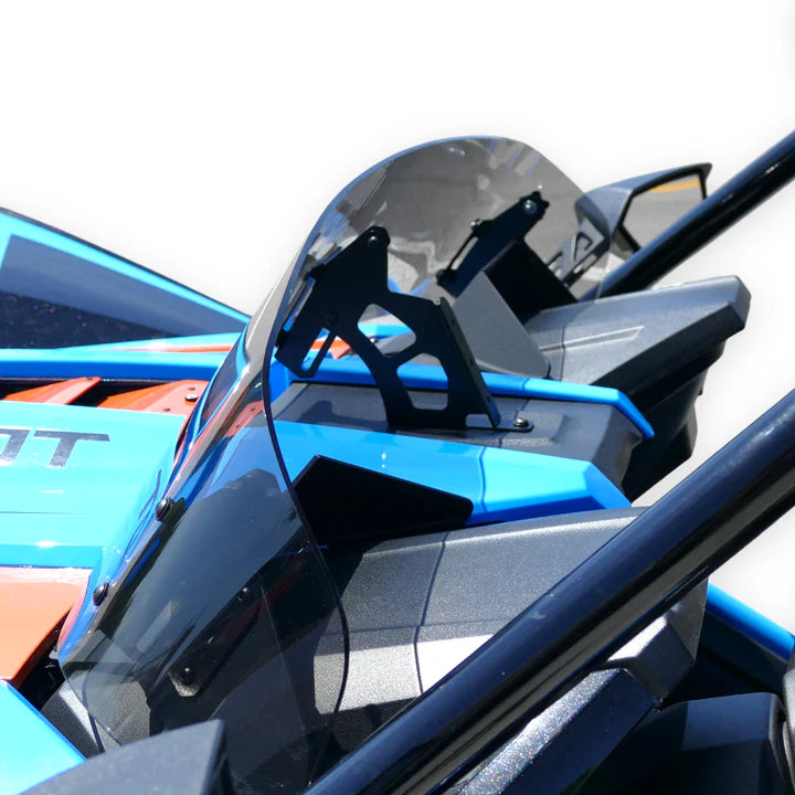 MADSTAD ENGINEERING 13" ADJUSTABLE BLADE WINDSHIELD SYSTEM FOR THE POLARIS SLINGSHOT (2020-2024)