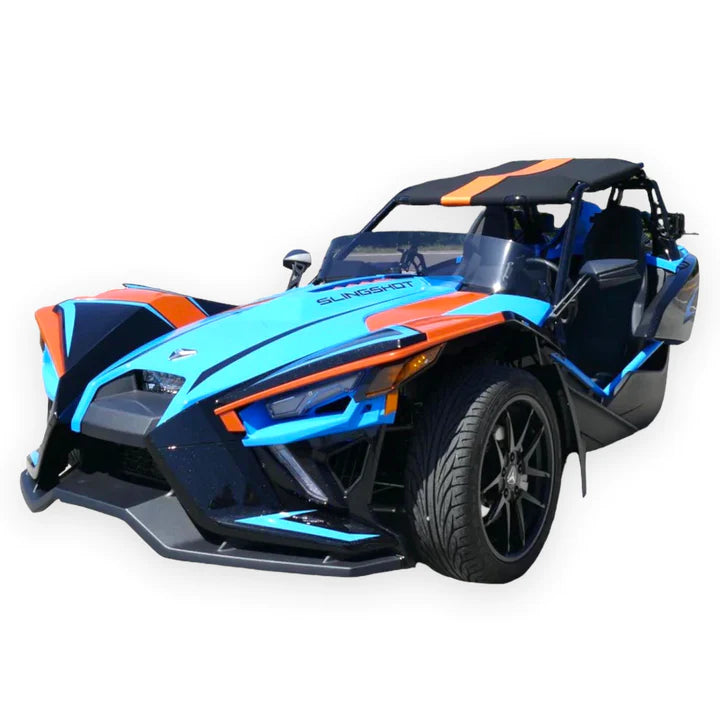 MADSTAD ENGINEERING 13" ADJUSTABLE BLADE WINDSHIELD SYSTEM FOR THE POLARIS SLINGSHOT (2020-2024)