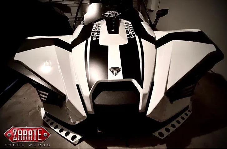 ZSW SS Tribal Flames - Front End Bumper Splitters (2015-2025+)