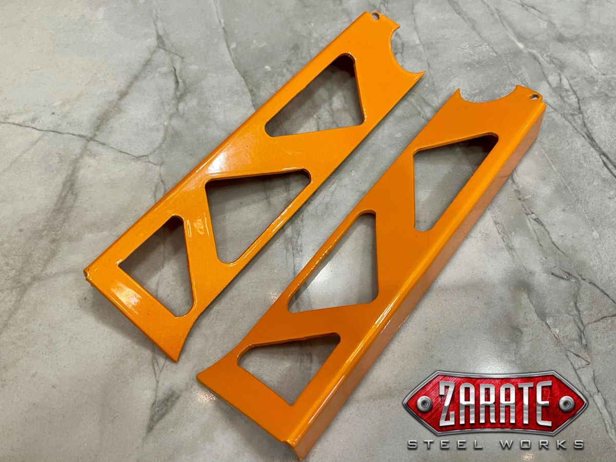 Zarate Steel Works Polaris Slingshot Side View Mirror Arm Accents (Pair) - OEM Design