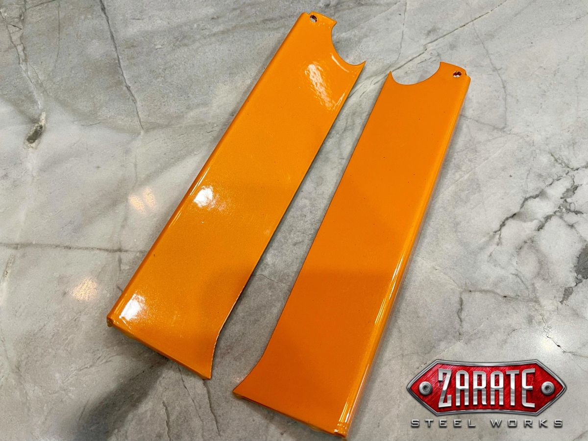 Zarate Steel Works Polaris Slingshot Side View Mirror Arm Accents (Pair) - Smooth Design