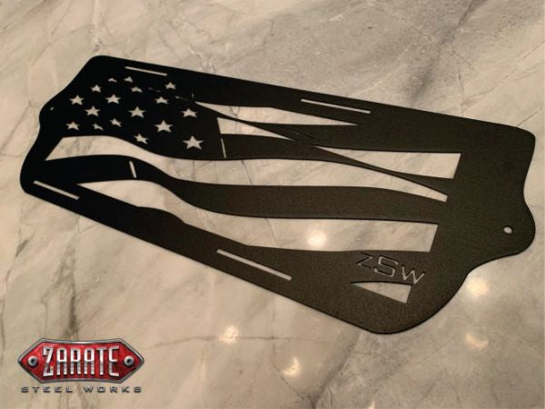 Zarate Steel Works Polaris Slingshot Waved Flag Grille