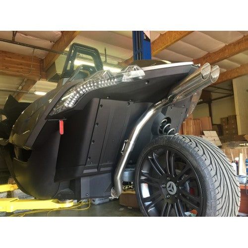 1320 PERFORMANCE REAR CENTER EXIT DUAL EXHAUST (CAT DELETE) FOR THE POLARIS SLINGSHOT (2015-2019)