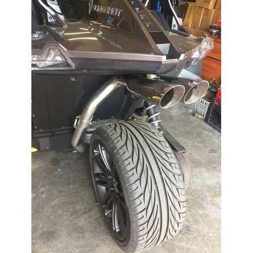 1320 PERFORMANCE REAR CENTER EXIT DUAL EXHAUST (CAT DELETE) FOR THE POLARIS SLINGSHOT (2015-2019)