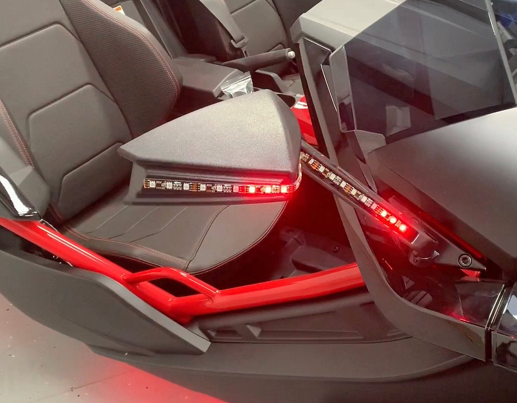 LITE THE NITE LEDS CHASE MIRROR KIT FOR THE POLARIS SLINGSHOT (2015-2024)