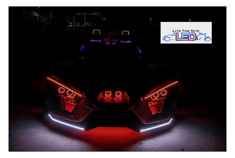 Lite the Nite LEDs Triple Eyebrow (Three Color) Combination Kit for Polaris Slingshot (2015–2019)