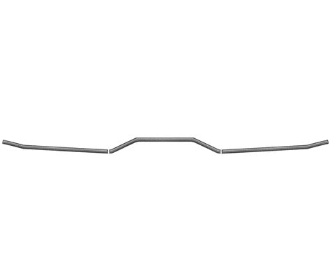TUFSKINZ FRONT SPLITTER ACCENT TRIM FITS 2015-2023 POLARIS SLINGSHOT
