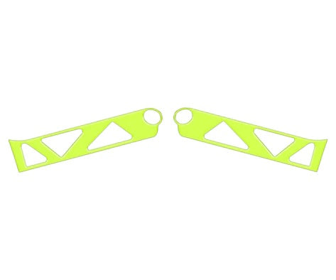 TUFSKINZ SIDE VIEW MIRROR UPPER ARM ACCENT TRIM FITS 2015-2023 FOR THE POLARIS SLINGSHOT