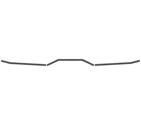 TUFSKINZ FRONT SPLITTER ACCENT TRIM FITS 2015-2023 POLARIS SLINGSHOT