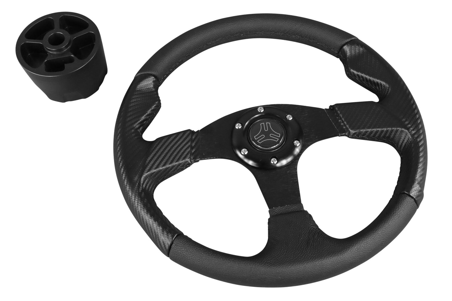 TWIST DYNAMICS ROUND STEERING WHEEL KIT (WITH ADAPTER) FOR THE POLARIS SLINGSHOT (2015-2019)