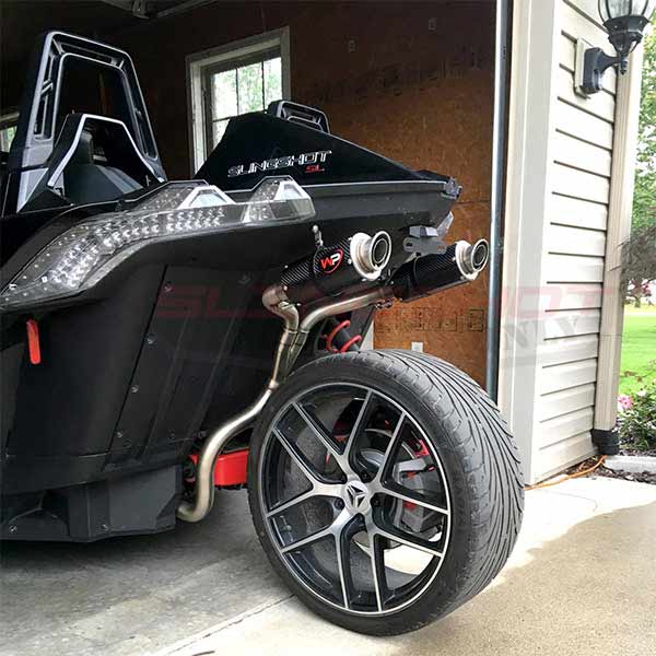 TWIST DYNAMICS WP 2" DUAL EXHAUST SYSTEM FOR THE POLARIS SLINGSHOT (2015-2019)