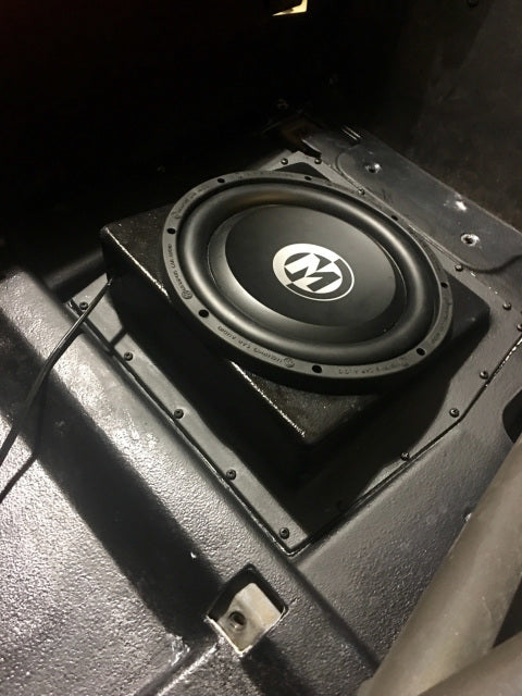 UAS UNDER SEAT SUBWOOFER ENCLOSURE W- FLOOR PAN
