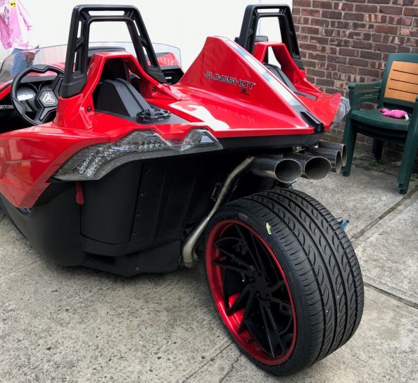 1320 PERFORMANCE QUAD TIP EXHAUST (CAT DELETE) FOR THE POLARIS SLINGSHOT (2015-2019)