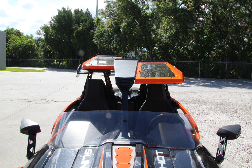 TWIST DYNAMICS STING-RAY ROOF SYSTEM FOR THE POLARIS SLINGSHOT Roof Material - TRANSPARENT DARK