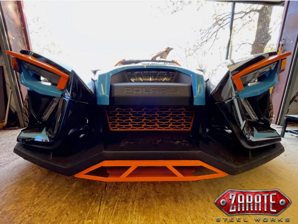 ZSW SS Front Bumper Lower Accent / Skid Plate - Ram Air (2020-2024+)
