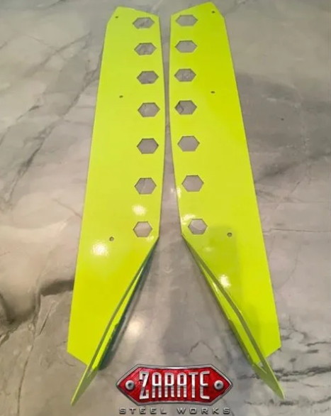 ZSW SS Honeycomb- Front End Bumper Splitters (2015-2024+)
