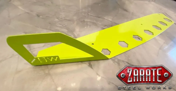 ZSW SS Honeycomb- Front End Bumper Splitters (2015-2024+)