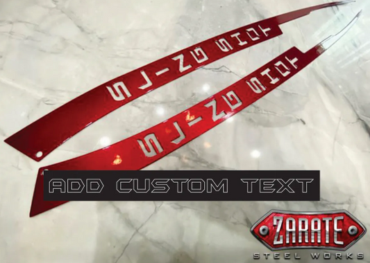 ZSW SIDE ENTRY SILLS (PAIR)-CUSTOM TEXT 2015-2023+