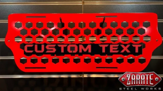 ZSW SS CUSTOM HONEYCOMB CENTER GRILLE (2015-2025+)