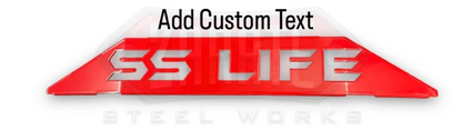 ZSW SS FRONT BUMPER LOWER ACCENT TRIM- CUSTOM TEXT (2015-2024+)