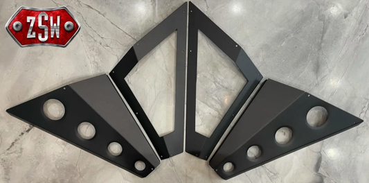 ZARATE STEEL SS SIDE HOOD VENT-SPEEDSTER [2015-2024]