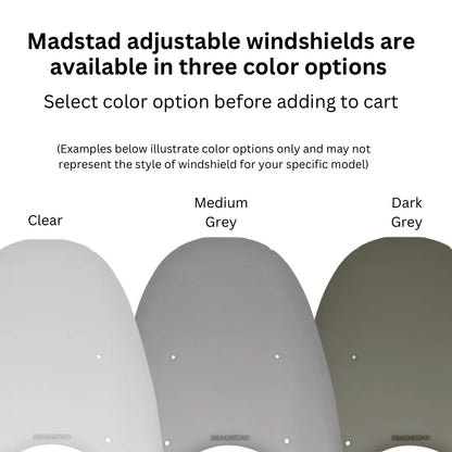 Madstad Adjustable Windshield System for Polaris Slingshot (2015 - 2019) Single/Blade Style
