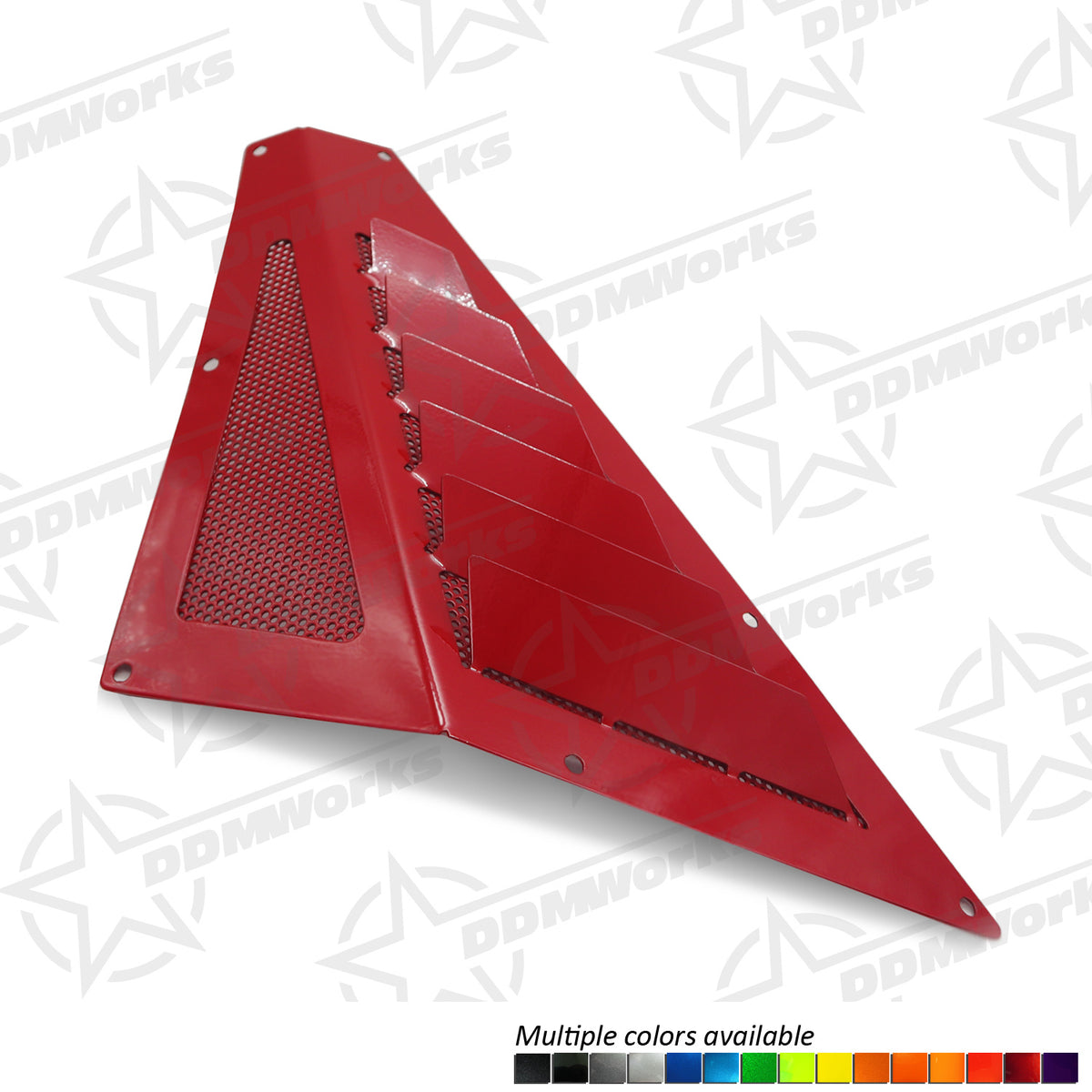 DDMWorks Polaris Slingshot Side Hood Vents, Louvered (2015–2026) — manufacturer photo 1