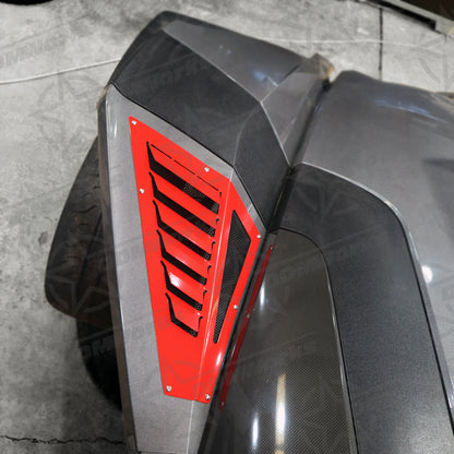 DDMWorks Polaris Slingshot Side Hood Vents, Louvered (2015–2026) — manufacturer photo 2