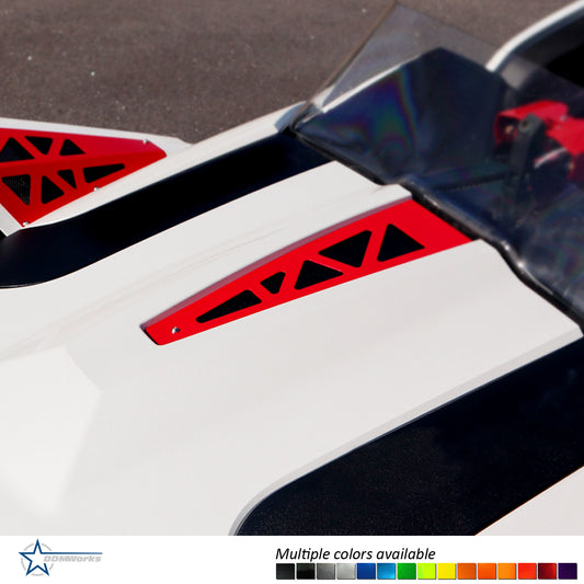 DDMWorks Polaris Slingshot Center Hood Vent, Original Style (2015–2026) — manufacturer photo 1