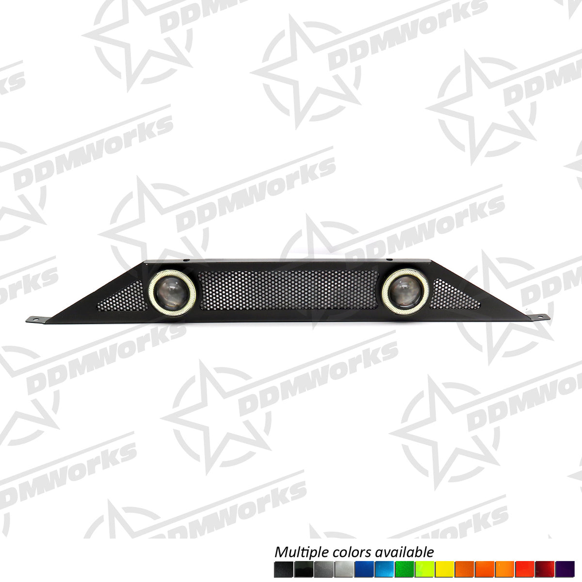 DDMWorks Lower Bumper Accent Panel for Polaris Slingshot, Halo Lights (2015–2024) — White Halo — manufacturer photo 1