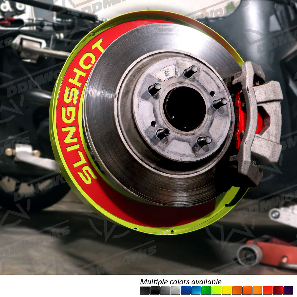 DDMWorks Polaris Slingshot LED Wheel Rings with Inserts (2015–2026) — Standard Stock Brakes — manufacturer photo 1