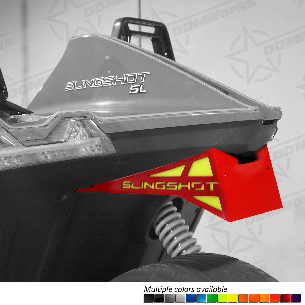 DDMWorks Slingshot, License Plate Relocation Kit (2015–2026) — manufacturer photo 1