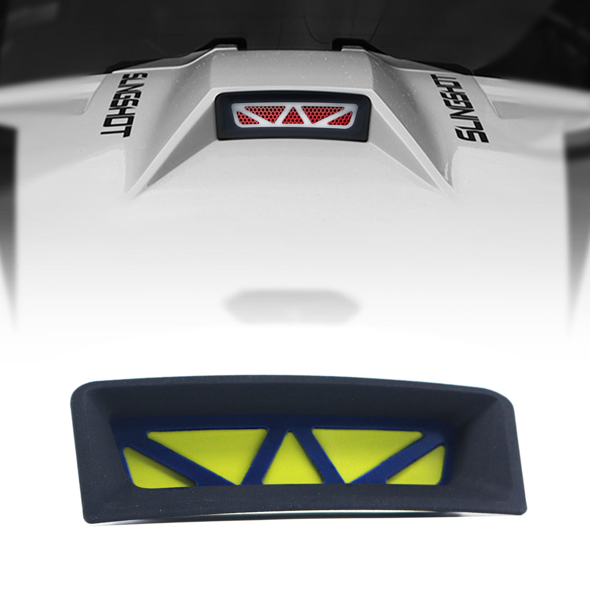 DDMWorks Vented Sport Hood Grille for Polaris Slingshot, Original Design (2015–2026) — manufacturer photo 1