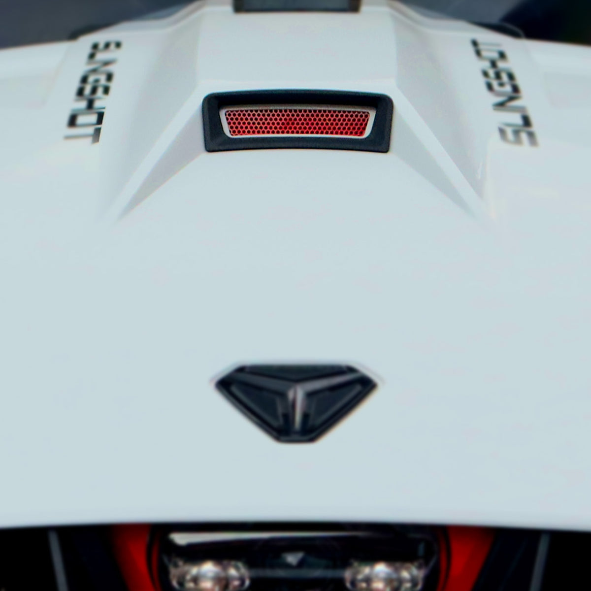 DDMWorks Vented Sport Hood Grille for Polaris Slingshot, Justa Design (2015–2026) — manufacturer photo 2