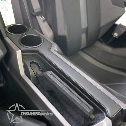 DDMWorks Upholstered and Padded Center Console for Polaris Slingshot (2015–2019) — manufacturer photo 1