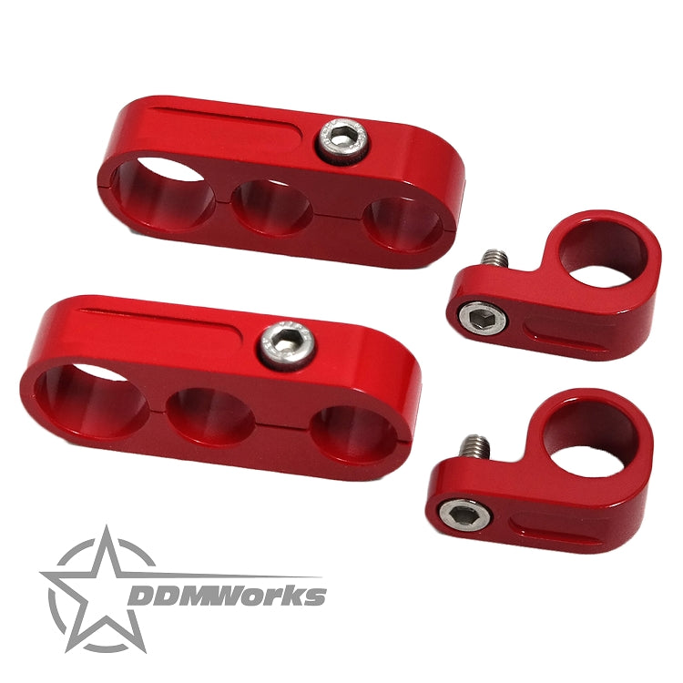 DDMWorks Billet hose clamps for Polaris Slingshot (2015–2019) — manufacturer photo 1