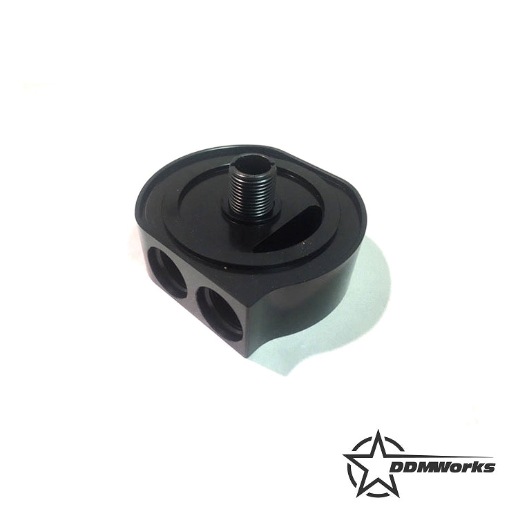 DDMWorks Billet Oil Filter Remote for Polaris Slingshot (2015–2019) — manufacturer photo 1
