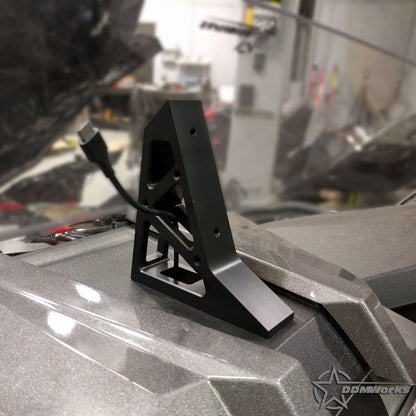 DDMWorks Windshield Mount for Polaris Slingshot (2015–2019) — manufacturer photo 2
