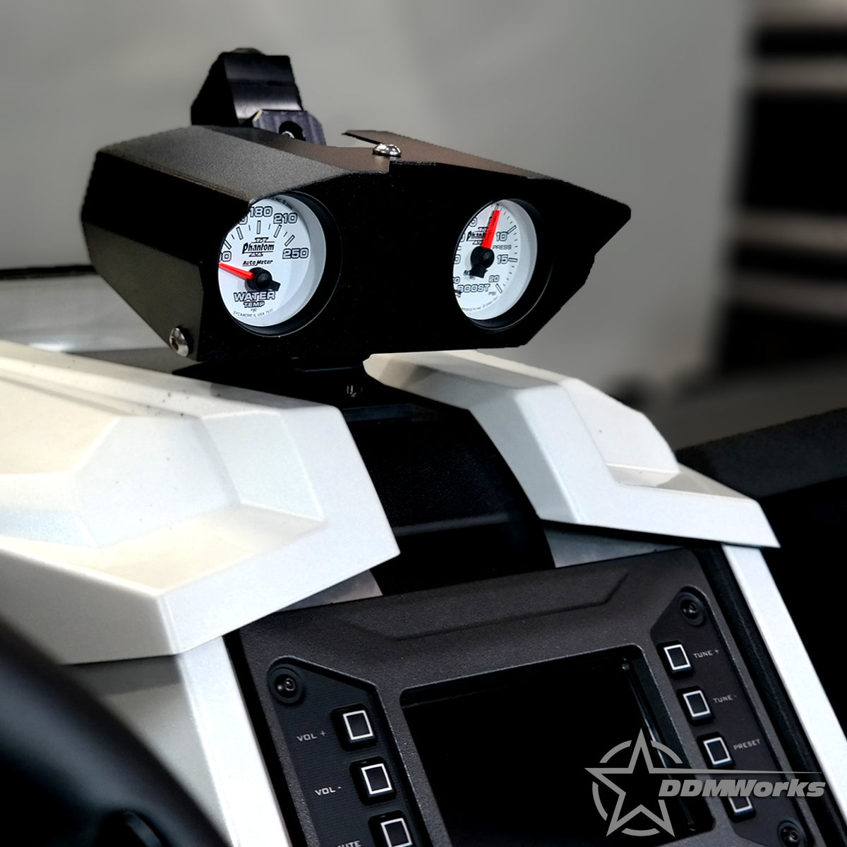 DDMWorks Dual Gauge Pod for Polaris Slingshot (2015–2019) — manufacturer photo 2