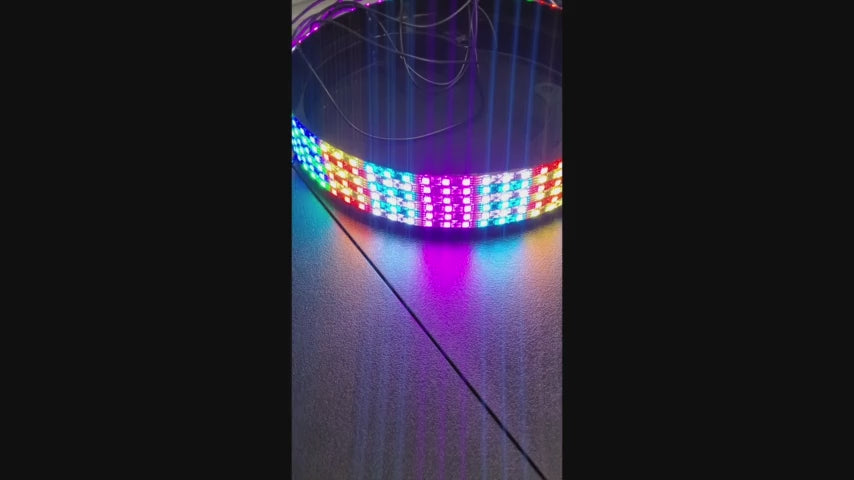 Lite the Nite Chase Big Boss wheel ring with multicolor LEDs illuminated