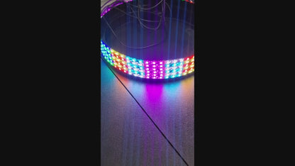 Lite the Nite Chase Big Boss wheel ring with multicolor LEDs illuminated