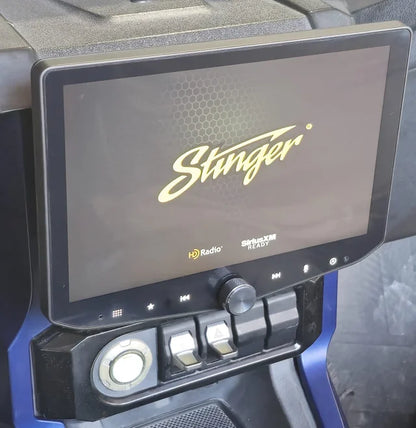 POLARIS SLINGSHOT STINGER HORIZON 10" WATERPROOF RADIO WITH SLINGSHOT DASH KIT (BLACK) BY UAS