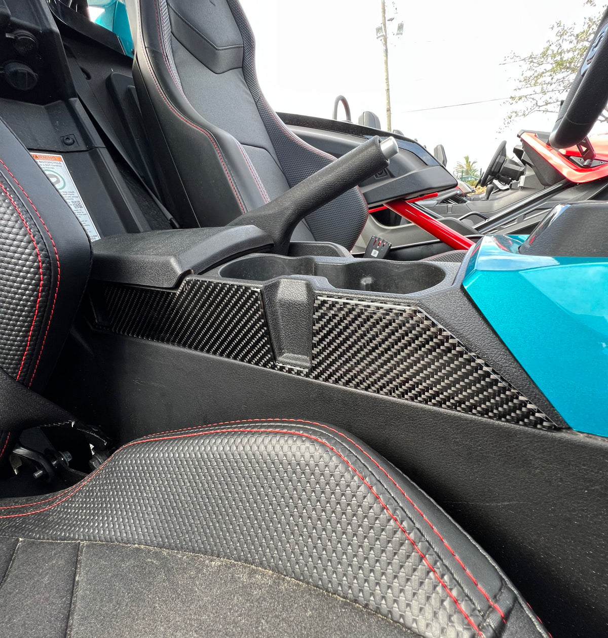 Tufskinz Center Console Side Accent Trim Fits 2022-2027 Polaris Slingshot